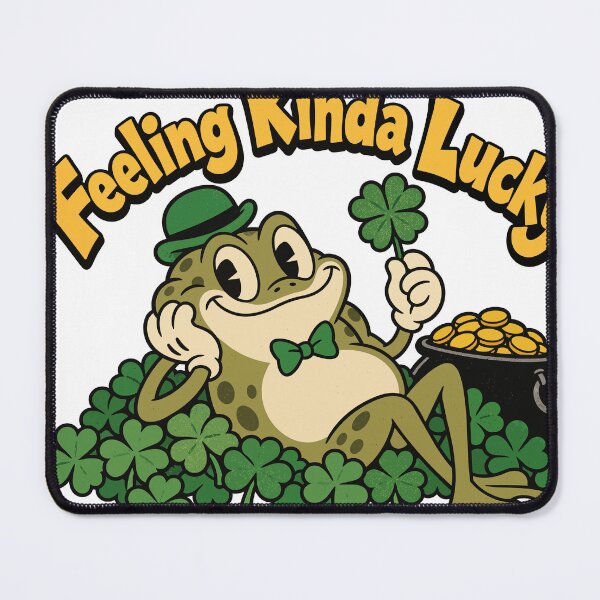 Item preview, Feeling Kinda Lucky Retro Frog St Patricks Day designed and sold by codex401.