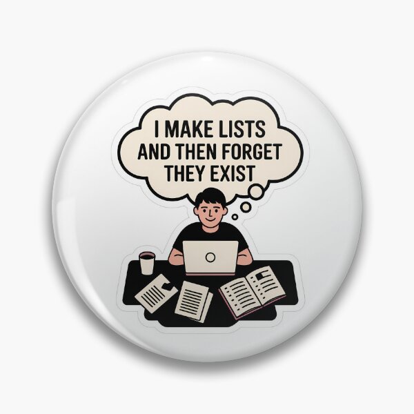Item preview, Unfinished To-Do List Humor designed and sold by NiftyWrx.