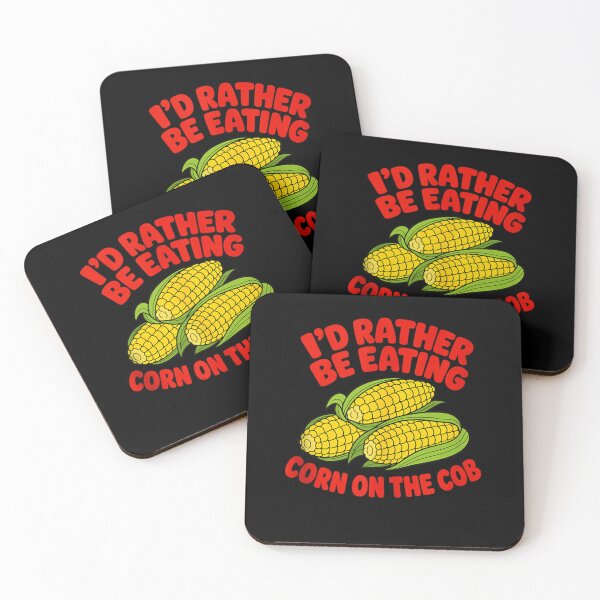 Item preview, I'd Rather Be Eating Corn on the Cob Food Humor designed and sold by NAAYAX.