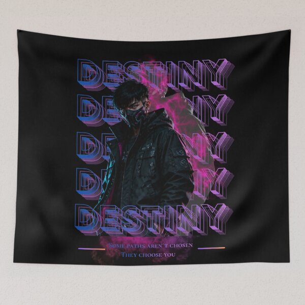 Item preview, Destiny – Cyberpunk Anime Graphic Design | Urban Neon Aesthetic designed and sold by _KYDos_.