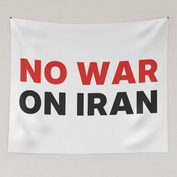 Item preview, No War On Iran – Anti War Protest designed and sold by AntifaShop.