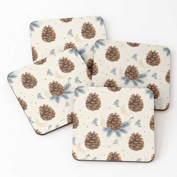 Item preview, Brown Green Rustic Winter Seamless Christmas Pattern designed and sold by FuzionRaptor.