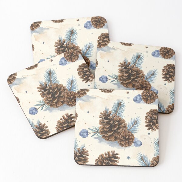 Item preview, Brown Green Rustic Winter Seamless Christmas Pattern designed and sold by FuzionRaptor.
