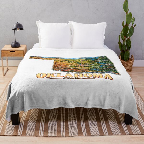 Item preview, Vintage Oklahoma Travel Souvenir Landmark Gift designed and sold by MichaeIRellov.