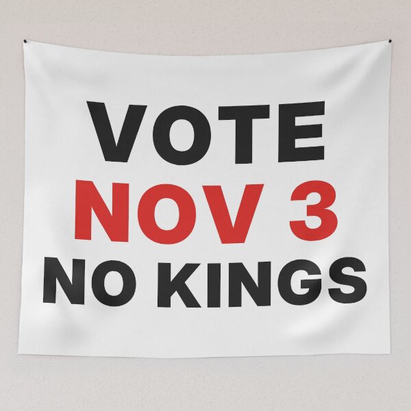 Item preview, Vote Nov 3 No Kings – Midterm Election 2026 designed and sold by AntifaShop.