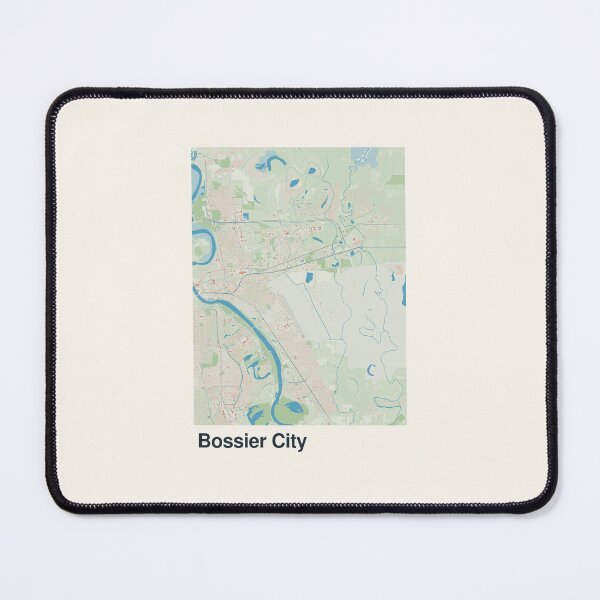 Item preview, Bossier City Minimalistic Map Art designed and sold by MapsNerd.