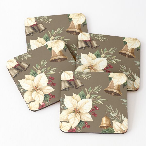 Item preview, Brown Green Rustic Winter Seamless Christmas Pattern designed and sold by FuzionRaptor.