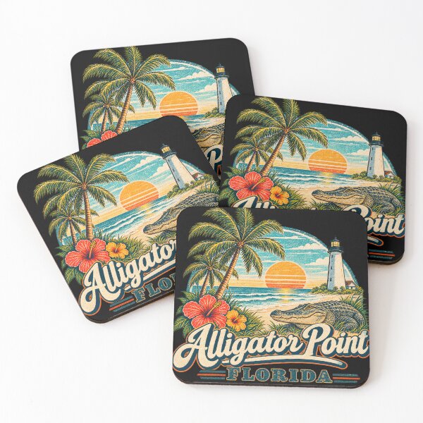 Item preview, This is a tropical beach design for Alligator Point, Florida designed and sold by RBBeachDesigns.