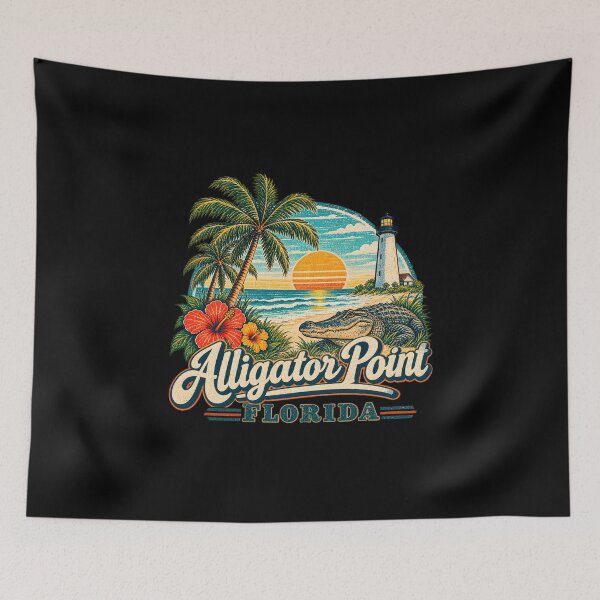 Item preview, This is a tropical beach design for Alligator Point, Florida designed and sold by RBBeachDesigns.