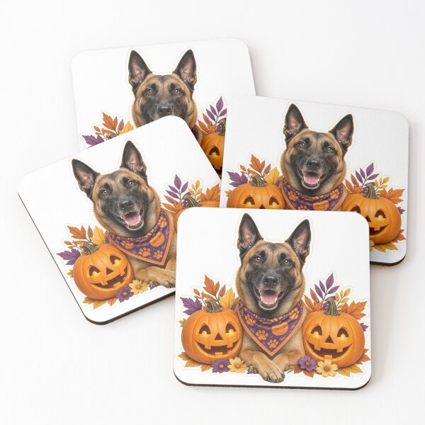 Item preview, Belgian Malinois Happy Halloween 2026 - Working Dog Fall Design designed and sold by K9PASSAGE..