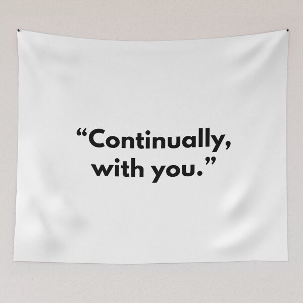 Item preview, Continually, With You Minimalist Romantic Quote designed and sold by r-wan-design.