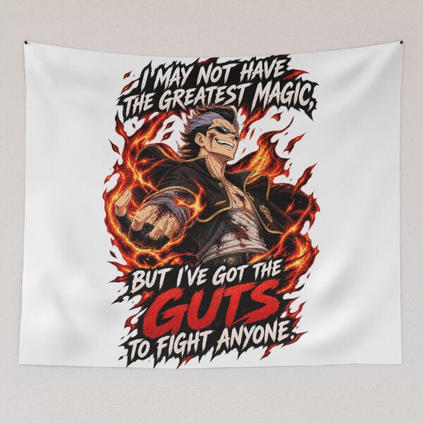 Item preview, Magna Swing The Underdog – Black Clover Fire Magic designed and sold by Animeheam.