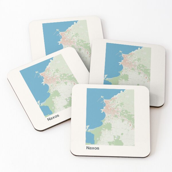 Item preview, Naxos Minimalistic Map Art designed and sold by MapsNerd.
