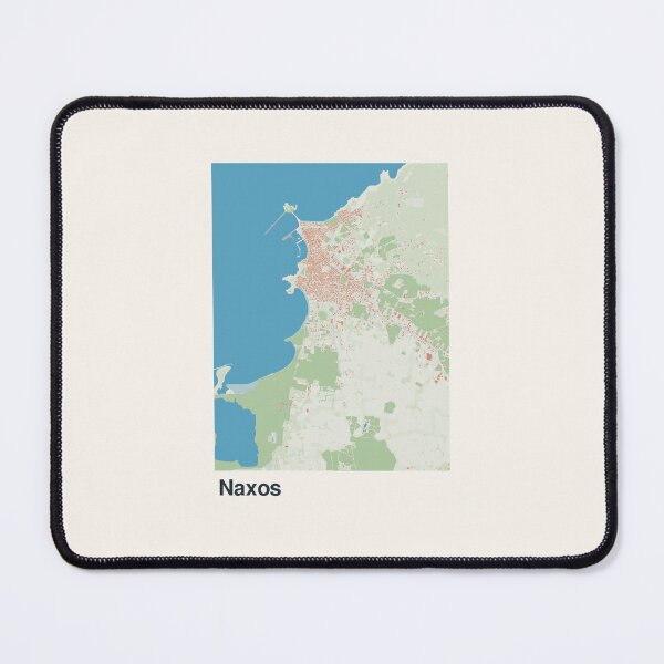 Item preview, Naxos Minimalistic Map Art designed and sold by MapsNerd.