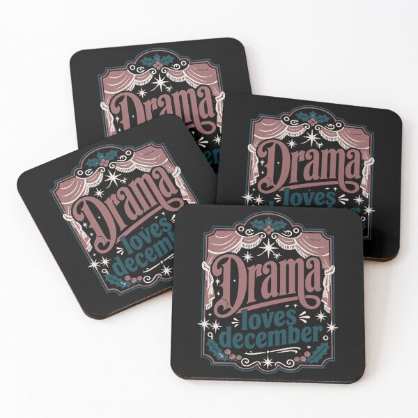 Item preview, Drama Loves December – Vintage Christmas Typography designed and sold by Papa panie.