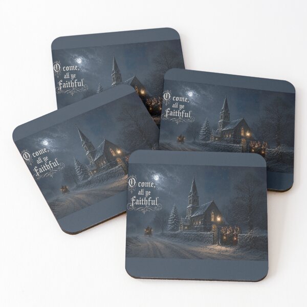 Item preview, Moonlit Christmas Carolers designed and sold by Catchavista.