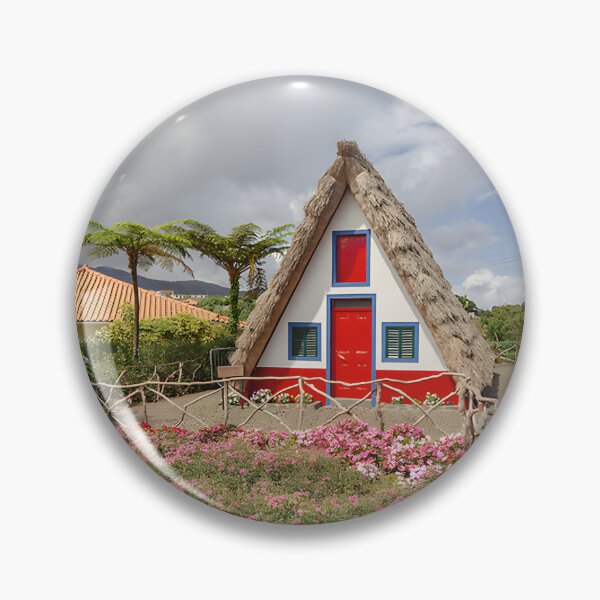 Item preview, Madeira Traditional House Illustration Featuring Classic Architecture and Cultural Charm designed and sold by Deternauta-90.