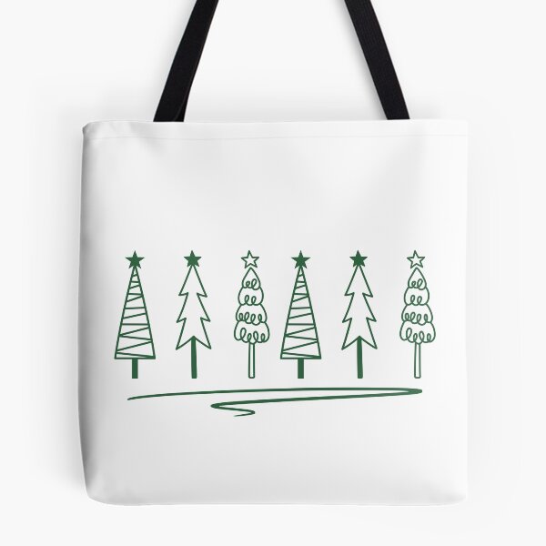 Item preview, Minimalist Christmas Trees Forest Line Art Holiday designed and sold by HYPNK.