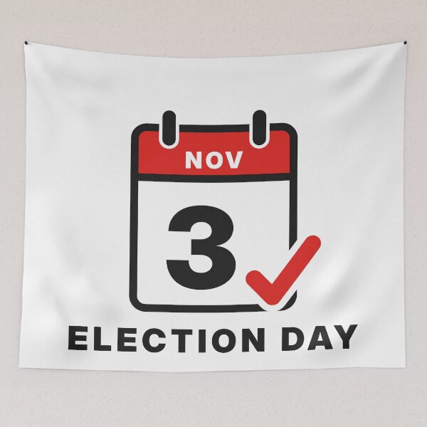 Item preview, Election Day Nov 3 Calendar – Vote Midterms 2026 designed and sold by AntifaShop.