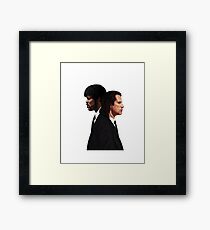 Pulp Fiction Movie Tee - Vincent & Jules Framed Print