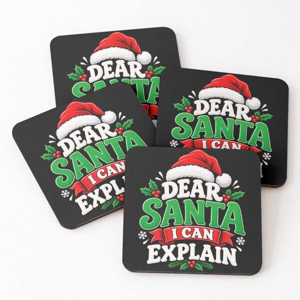 Item preview, Dear Santa I Can Explain Christmas Design designed and sold by rafaeltto.