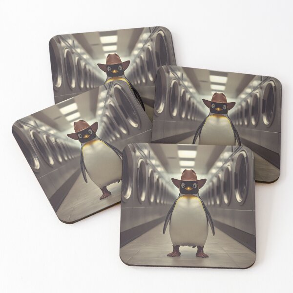 Item preview, Cowboy Penguin – Funny Western Animal Art, Cute Penguin in Cowboy Hat & Boots, Quirky Gift designed and sold by dreamz-world.