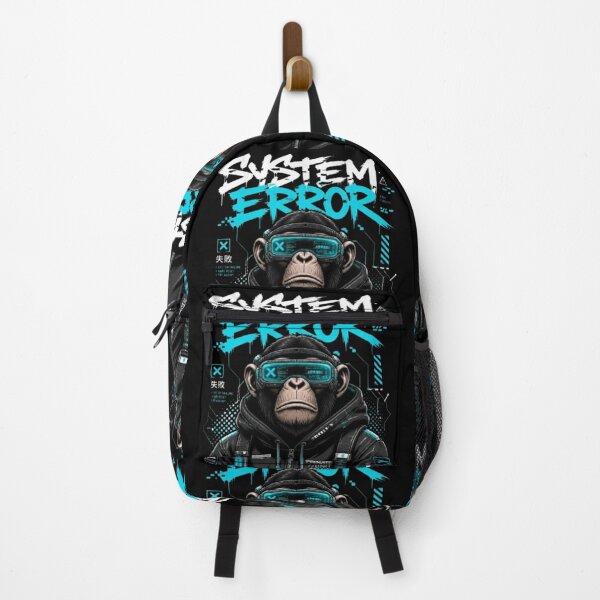 Item preview, Cyber Ape Streetwear Techwear Glitch Aesthetic T-Shirt designed and sold by Aura Craft Co..