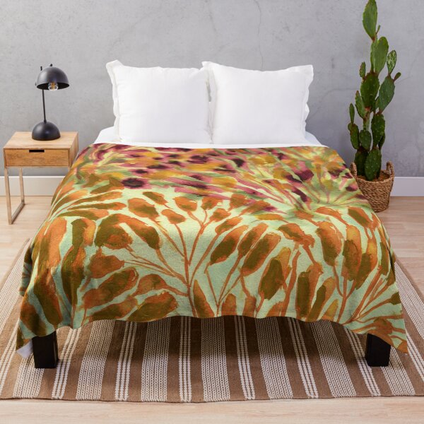 Item preview, Earthy Botanical Abstract Floral Pattern designed and sold by trajeado14.