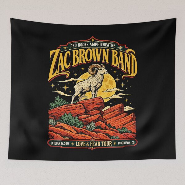Item preview, October 19 2026 Zac Brown Band Red Rocks Morrison designed and sold by Geena7Slauson.
