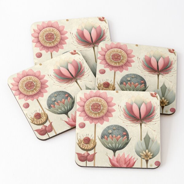 Item preview, Folk Art Flowers designed and sold by sueviolaart.