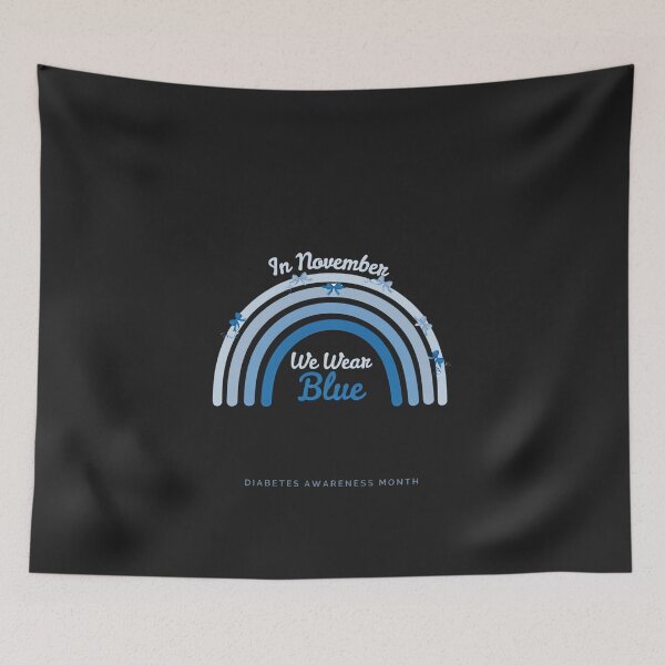 Item preview, November Diabetes Awareness Blue Rainbow designed and sold by dragonbol023.