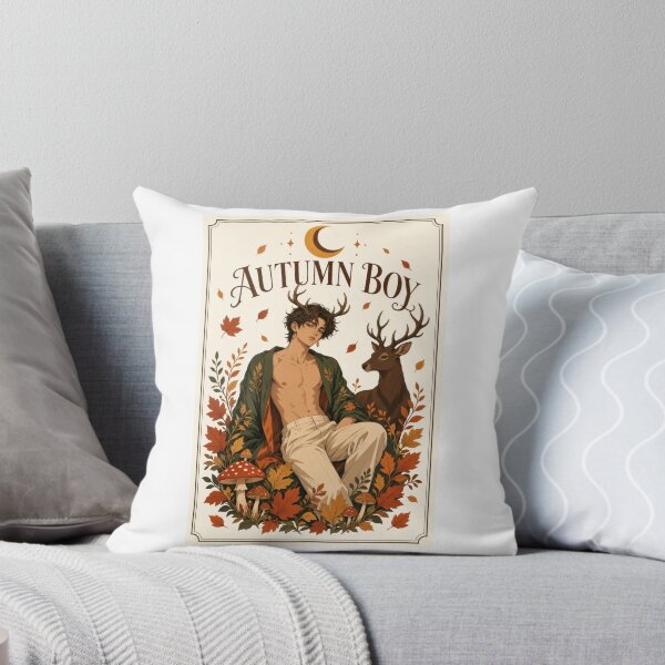 Item preview, Autumn Boy Antler Deer Fantasy Art designed and sold by ZhivanCrimson.