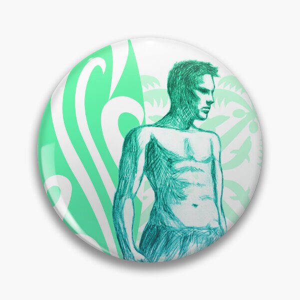 Item preview, Surfer Palm Green designed and sold by AndresJC.