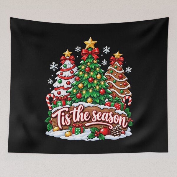 Item preview, Festive Christmas Trees and Gifts Design designed and sold by rafaeltto.