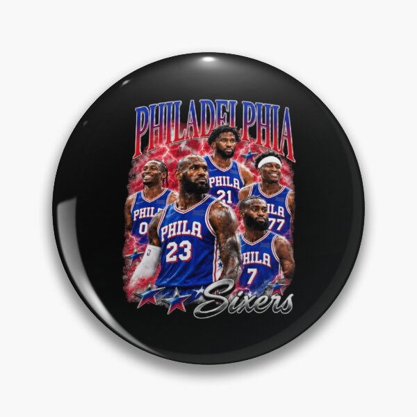 Item preview, Philadelphia Sixers , LeBron James Tyrese Maxey Joel Embiid Jaylen Brown VJ Edgecombe Graphic designed and sold by OsvaldoFisher.