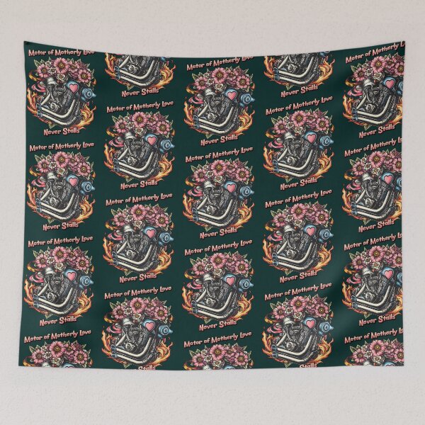 Item preview, Motor Of Motherly Love  Mothers Day Biker Art designed and sold by OrvalKoch.