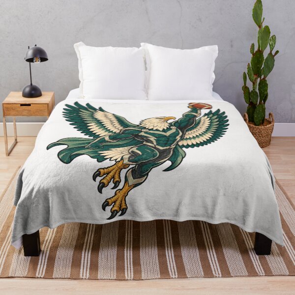 Item preview, Philly Muscle Eagle Superhero Catching Football Vintage designed and sold by CozyCubs-Art.