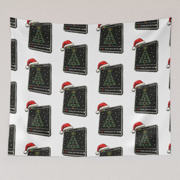 Item preview, 404 Holiday Spirit Not Found Programmer Christmas Terminal Graphic designed and sold by KippyMcCall.