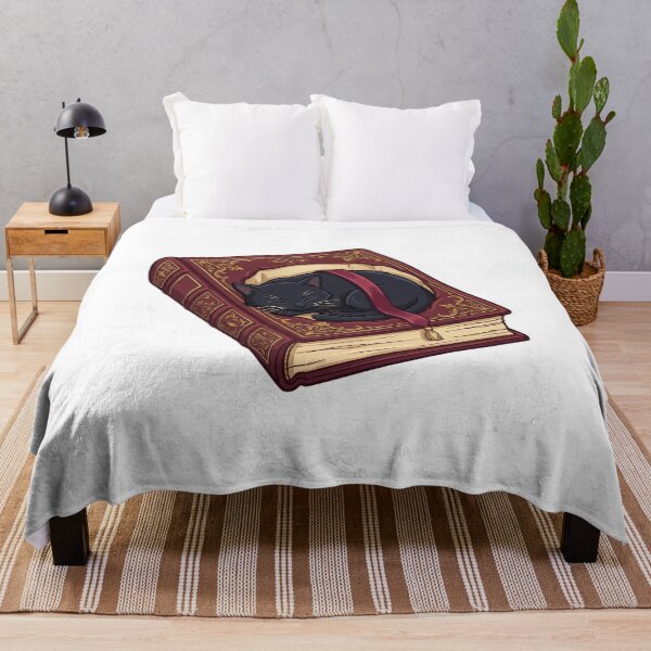 Item preview, Black Cat Sleeping in Secret Hollow Encyclopedia Book Nook designed and sold by YNAMREG.