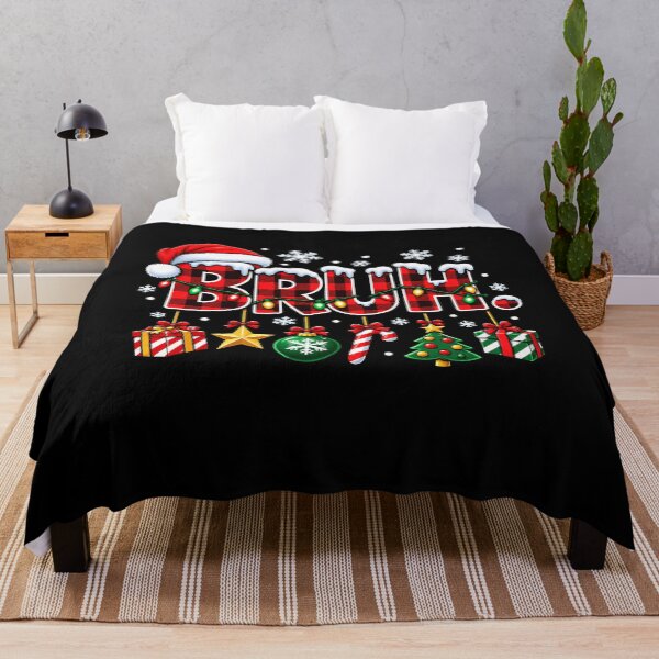 Item preview, Festive Bruh Christmas Design with Gifts and Snowflakes designed and sold by rafaeltto.