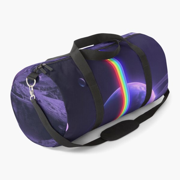 Item preview, Rainbow Beam Over Alien Ringed Planet designed and sold by monkeybusiness.pt.