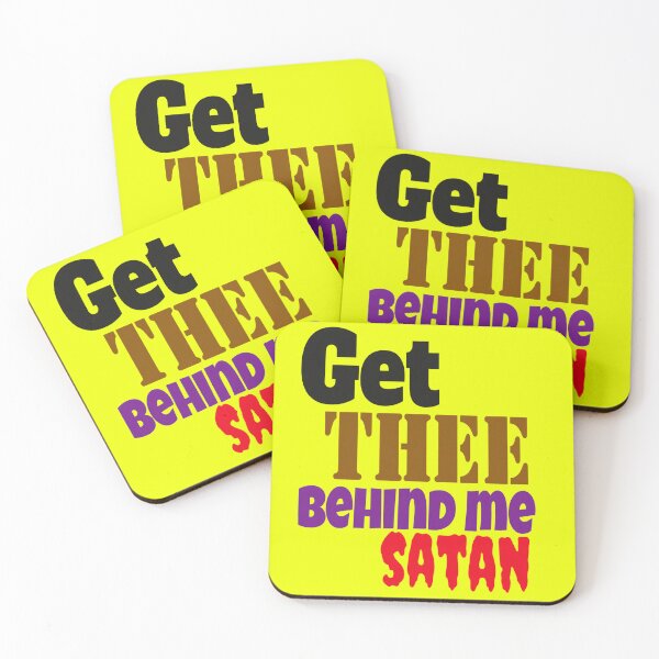 Item preview, Get thee behind me satan designed and sold by jah1usa .