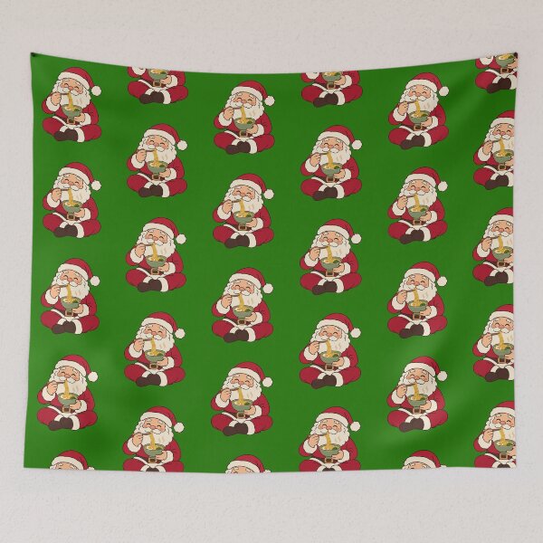 Item preview, Cute Santa Eating Ramen for Noodle Lovers – Cozy Christmas Joy designed and sold by Im-Ara.