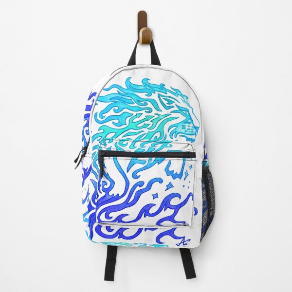Item preview, Lion Wave - Ocean Blue designed and sold by AndresJC.