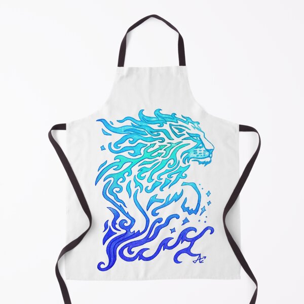 Item preview, Lion Wave - Ocean Blue designed and sold by AndresJC.