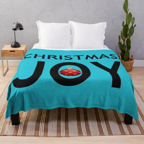 Item preview, Christmas Joy Holiday Red Ornament Typography Design designed and sold by NAMASTHE WORLD.