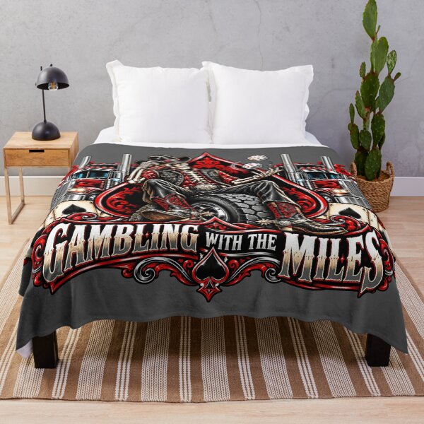 Item preview, Gambling With The Miles & Cowboy Skeleton Trucker designed and sold by NomadForge.