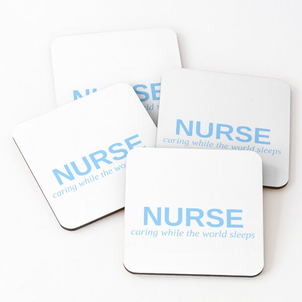 Item preview, Night Shift Nurse Caring While The World Sleeps Nurse Gift designed and sold by FrasesQueViste.