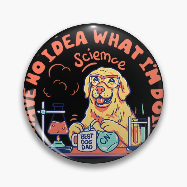 Item preview, Chemistry Dog Meme Funny Science Humor I Have No Idea What I'm Doing designed and sold by AYMANShob.