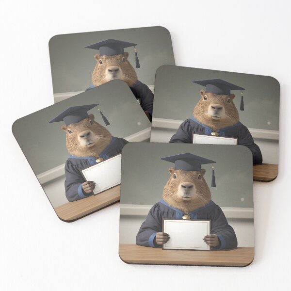 Item preview, Graduation Capybara – Funny Capybara Graduate, Cute Animal Graduation Art & College Graduation Gift designed and sold by dreamz-world.